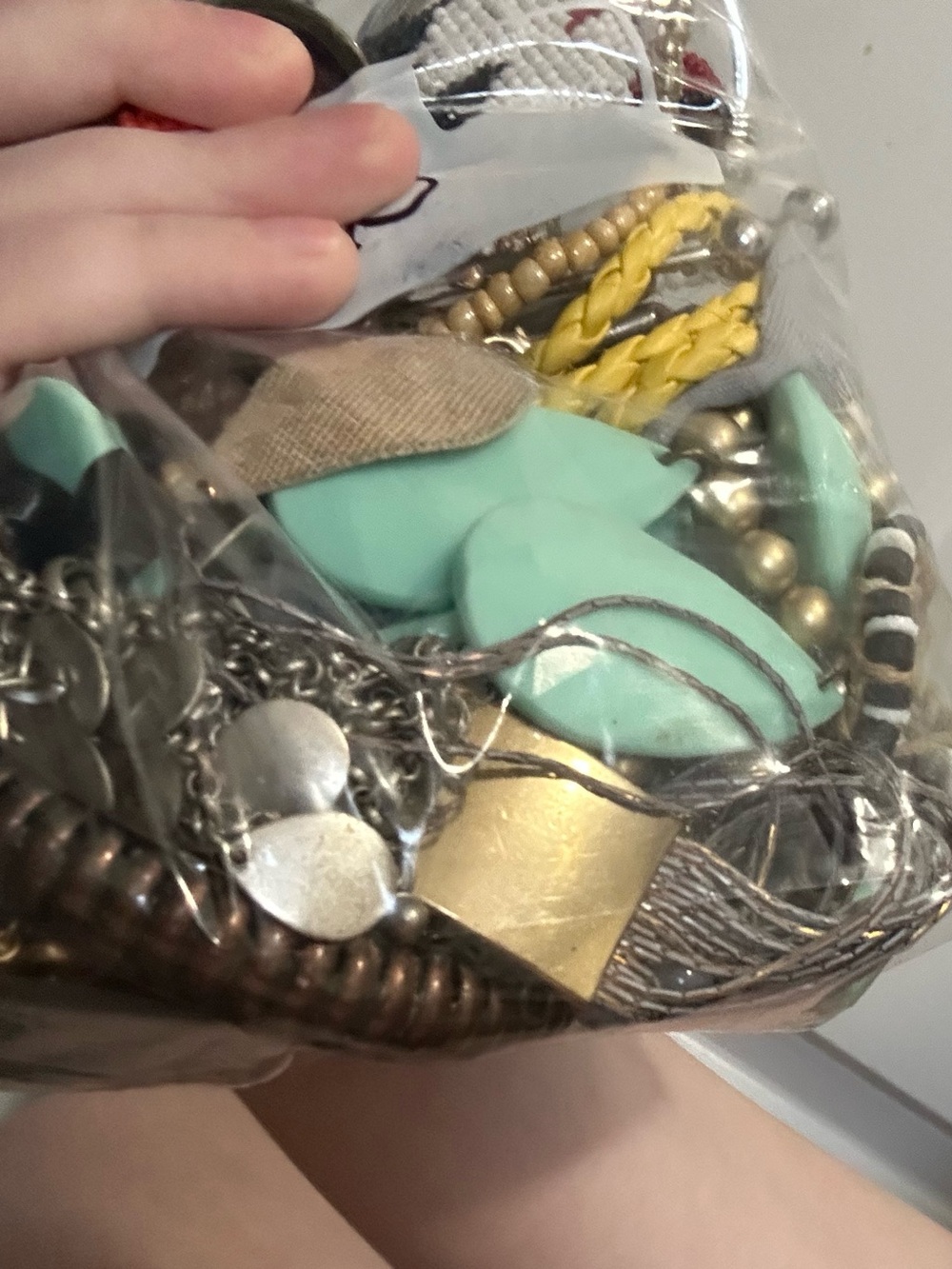 Turquoise Statement Fashion Necklace - Unbranded